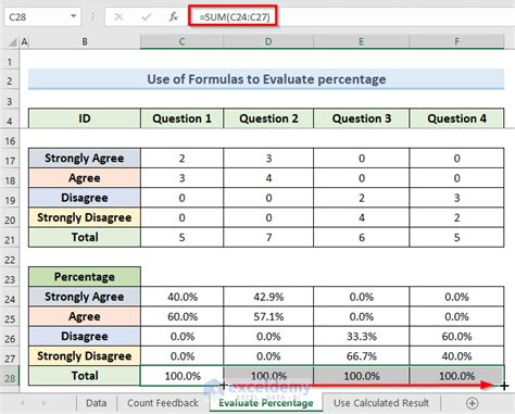 How to Analyze Satisfaction Survey Data in Excel .